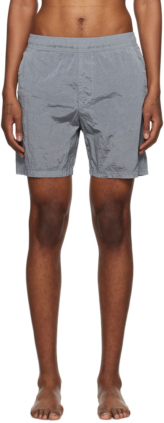 Šortky Stone Island Metallic Swim Shorts Šedá | 8015B0943, 0