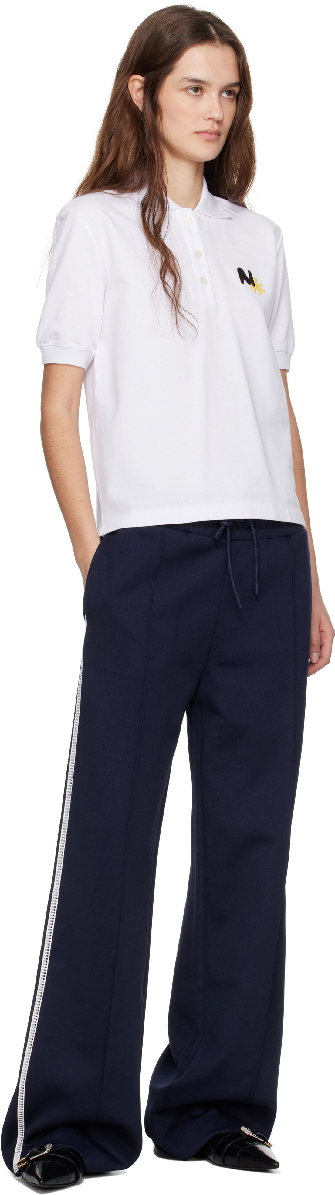 MSGM Logo Patch Polo
