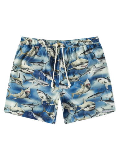 Plavky Palm Angels Shark Swim Short Rôznofarebný | PMFD002S23FAB0064510