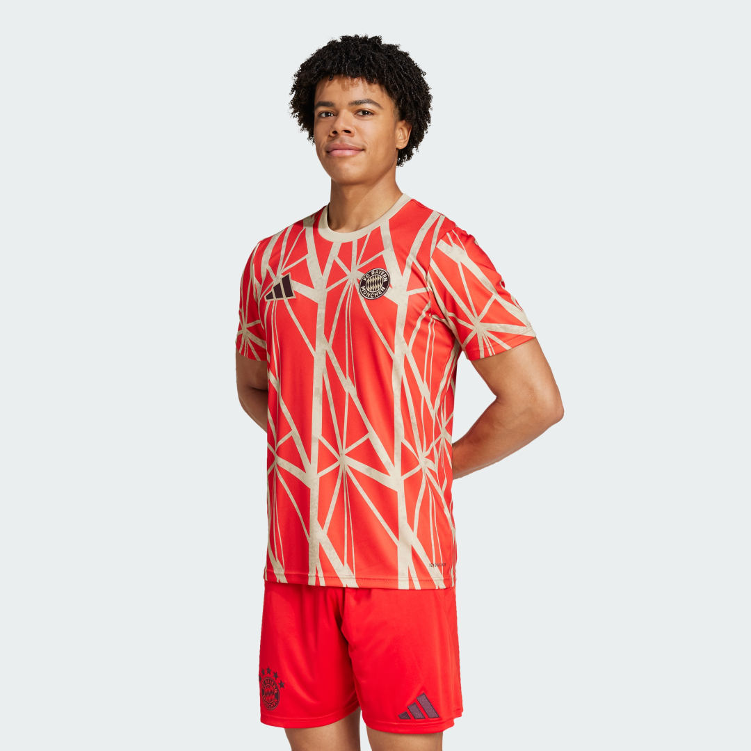 Dres adidas Performance FC Bayern Prematch Jersey Červená | JD8335, 0