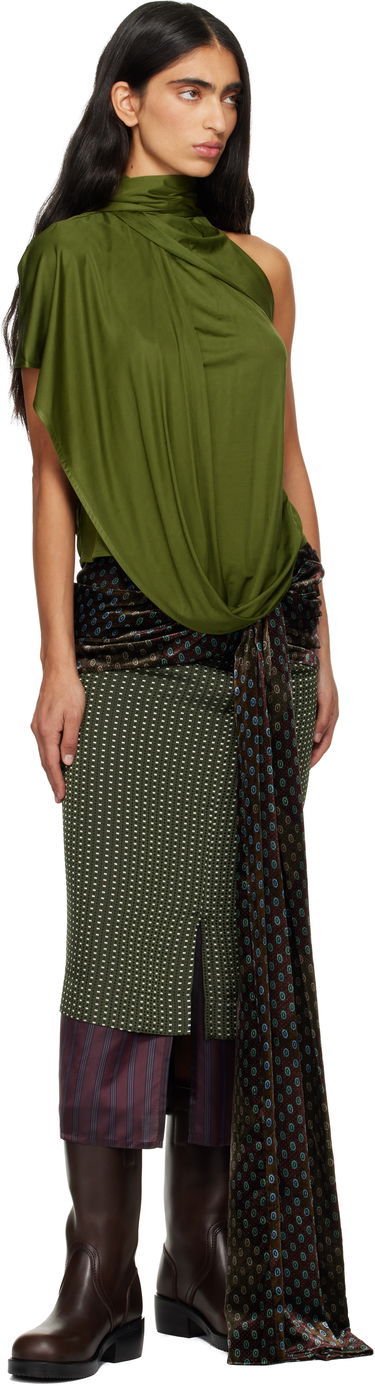 Tričká a tielka Dries Van Noten Dries Van Noten Draped Top Rôznofarebný | 252-011158-2617, 3