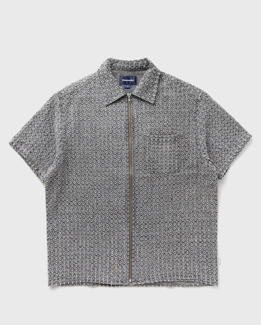 Košeľa thisisneverthat Short Sleeve Zip Shirt Šedá | TN250DSHTS01GRY, 0