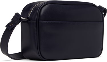 Taška cez rameno Courrèges Courrèges Reedition Leather Camera Bag Navy | PERGSA061CR0065, 2