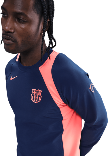 Mikina Nike FC Barcelona Soccer Crew-Neck Top Navy | hq9778-410, 2