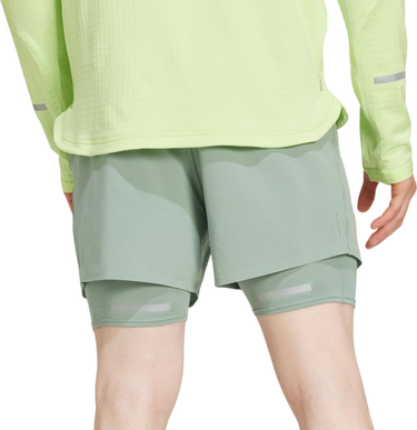 Šortky adidas Originals Ultimate 2-in-1 Running Shorts Zelené | jc7336, 1