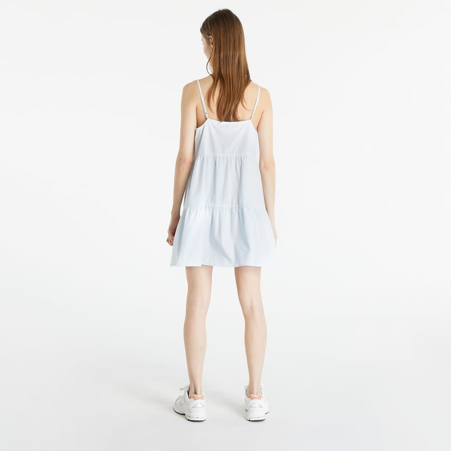 Poplin Tiered Strappy Dress