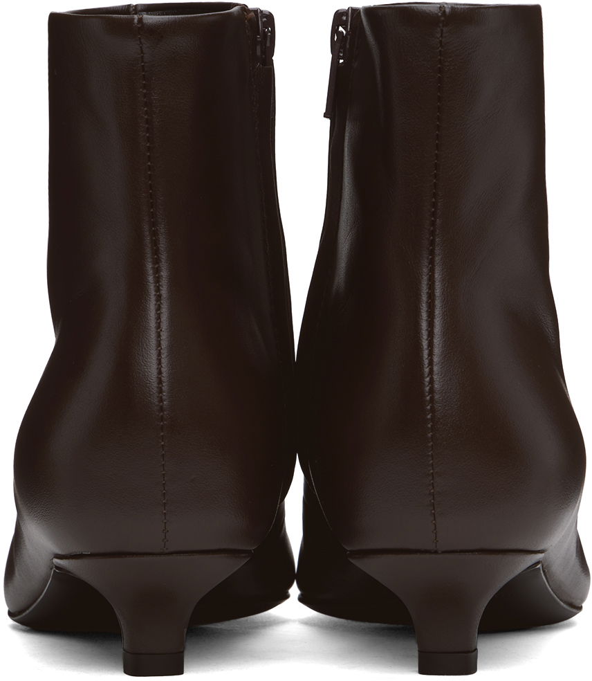 Tenisky a topánky TOTEME Slim Ankle Boots Hnedá | 244-WAS931-LE0002, 1