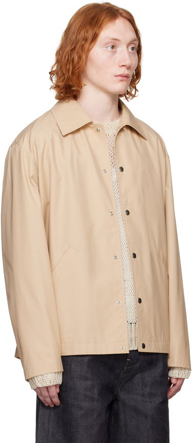 Vetrovka Jil Sander Jil Sander Logo Jacket Béžová | J23BN0003_J45026, 1