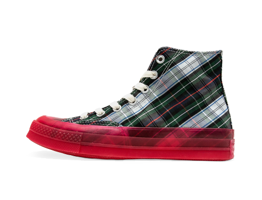 Lifestyle Converse Chuck Taylor All-Star 70 Hi "Plaid Translucent Midsole Red" Rôznofarebný | 163324C