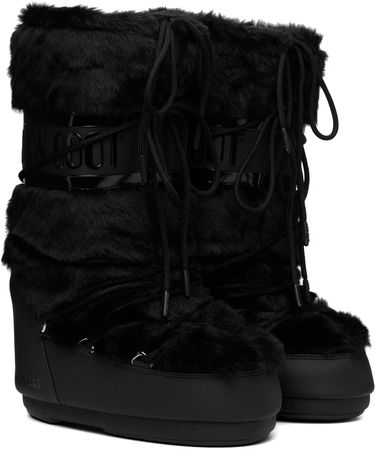 Tenisky a topánky Moon Boot MB ICON FAUX FUR Boots Čierna | 80D1408900.N001, 4