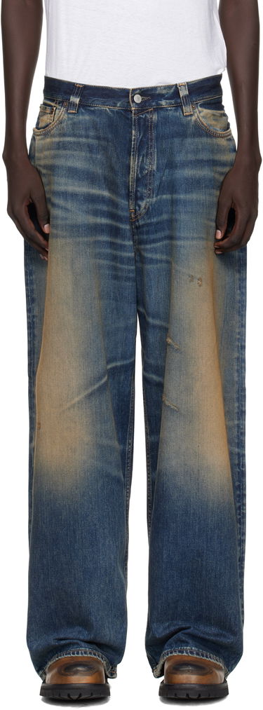 Džínsy Acne Studios Acne Studios Loose Fit 2023 Jeans Modrá | C00094-, 0