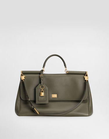 Kabelka Dolce & Gabbana My Sicily Structured Top Handle Bag with Padlock Charm Zelené | BB7814B732180560, 1