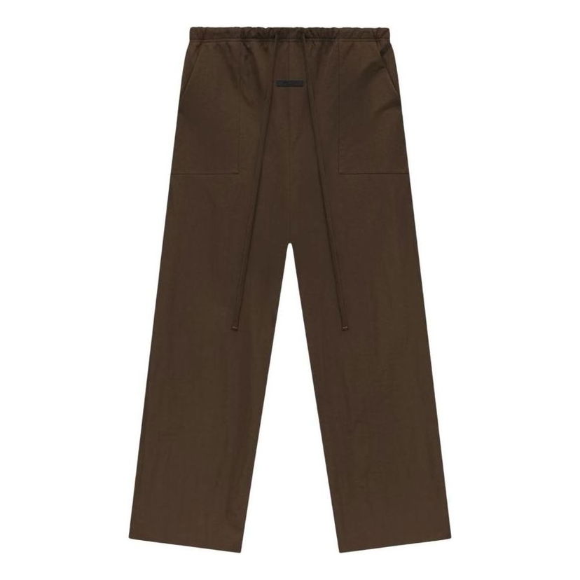 Nohavice Fear of God Fear of God Essentials SS25 Textured Nylon Utility Pants Hnedá | 130HO244805F