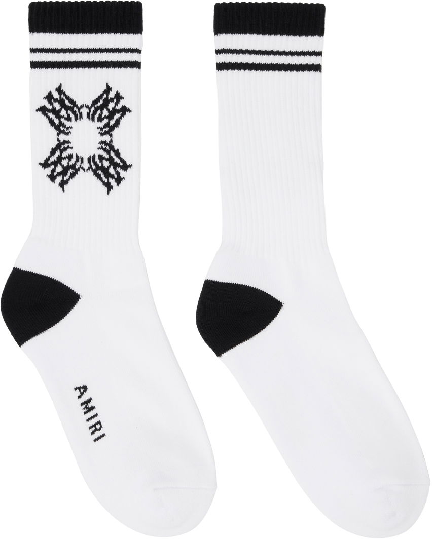 Ponožky AMIRI MA Quad Socks Biela | AMACSK1013, 0