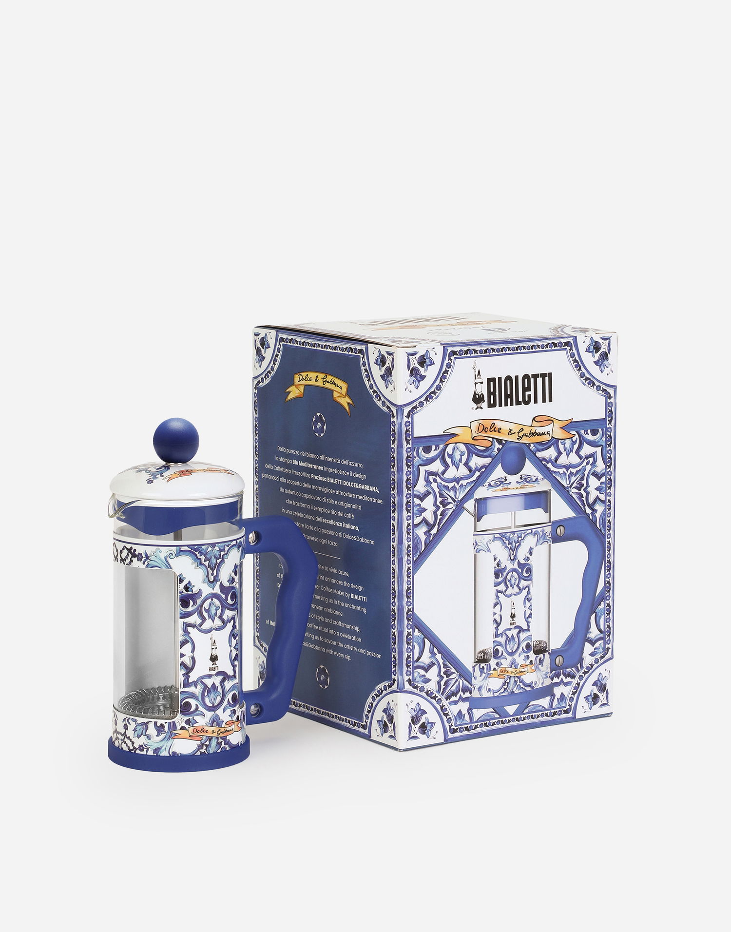 Flexstyle Dolce & Gabbana Dolce & Gabbana French Press, 0.35lt Modrá | TCCE25TCAFEUB001, 1