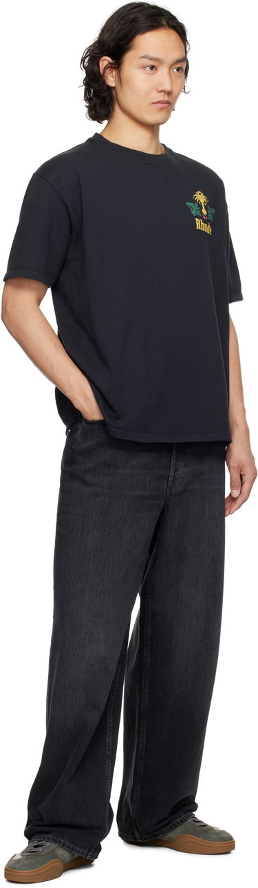Tričko Rhude Rhude Tobacco Graphic T-Shirt Čierna | RHSS25TT09012, 3