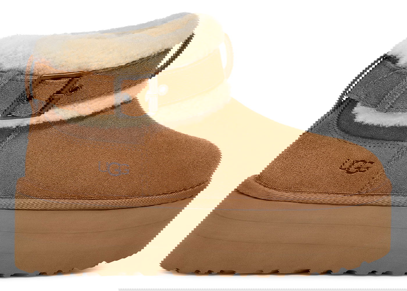 Tenisky a topánky UGG Ultra Mini Belted Roller Boot "Chestnut" W Hnedá | 1144041-CHE, 0