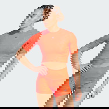 Crop Top adidas Originals Power Crop Top Oranžová | IN6207, 1