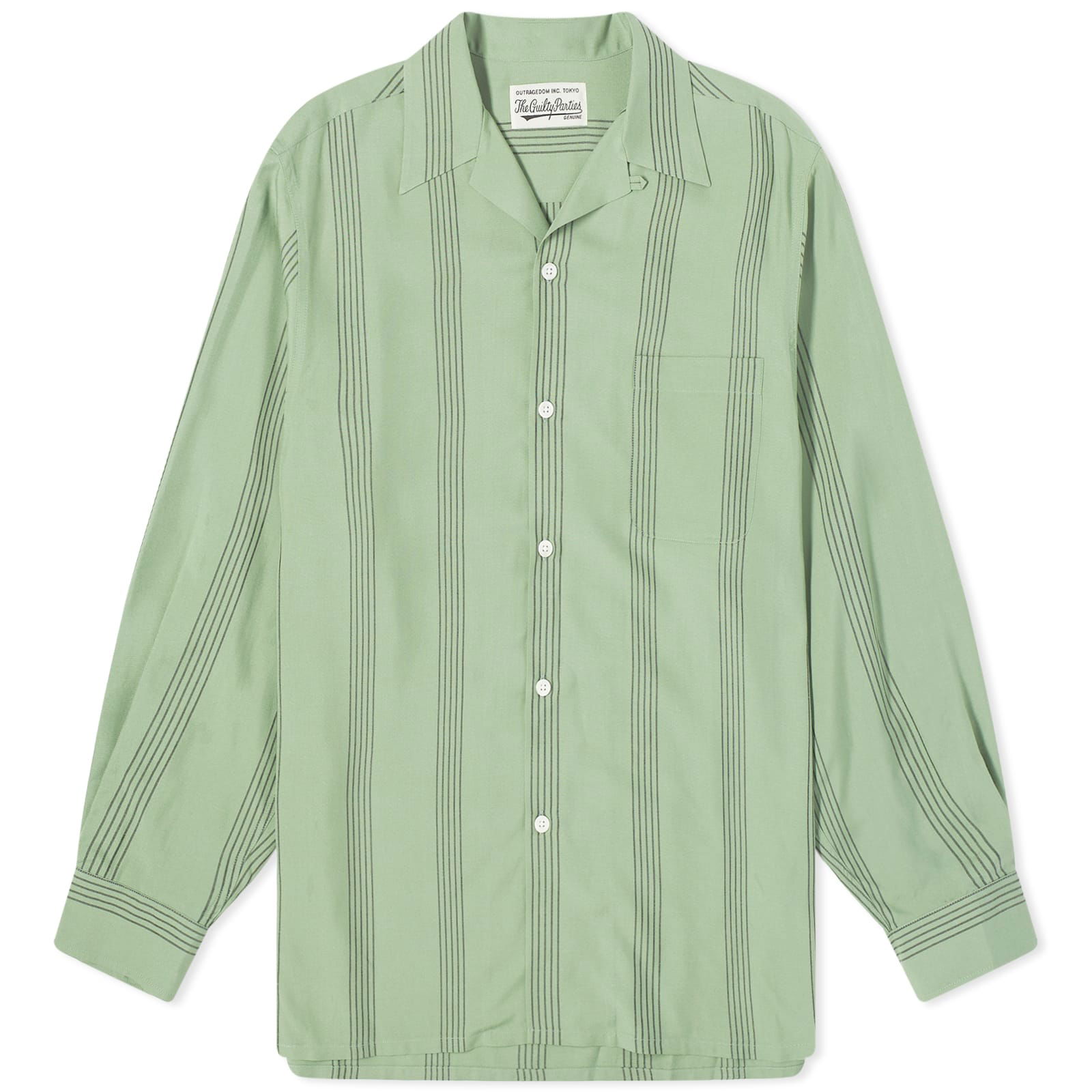 Long Sleeve Striped Vacation Shirt