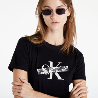 Tričko CALVIN KLEIN Cotton T-Shirt Čierna | J20J219807 BEH, 3