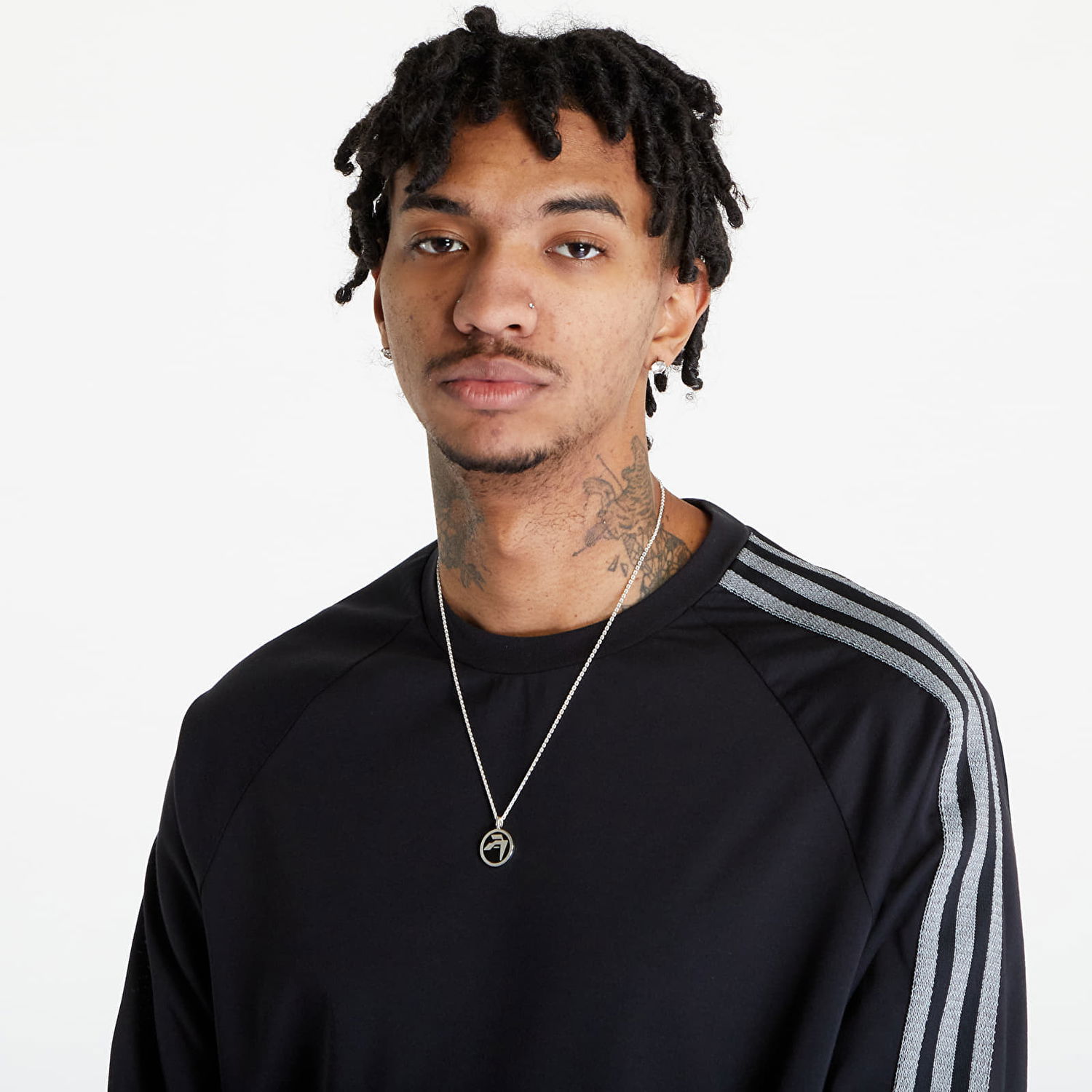 Tričko Y-3 3-Stripes Longsleeve Tee UNISEX Black/ Owhite Čierna | IR6268, 1