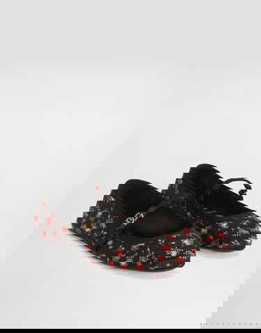 Tenisky a topánky Dolce & Gabbana Satin Ballet Flats With Little Roses Print Rôznofarebný | CB0284AX256HN5XJ, 1