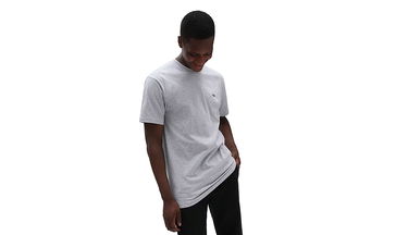 Tričko Vans Left Chest Logo Tee Šedá | VN0A3CZEATJ, 2
