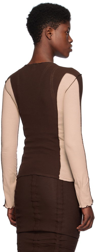 Tričko Baserange Exclusive Omato Long Sleeve T-Shirt Hnedá | TTML-RB-EXSP24, 2