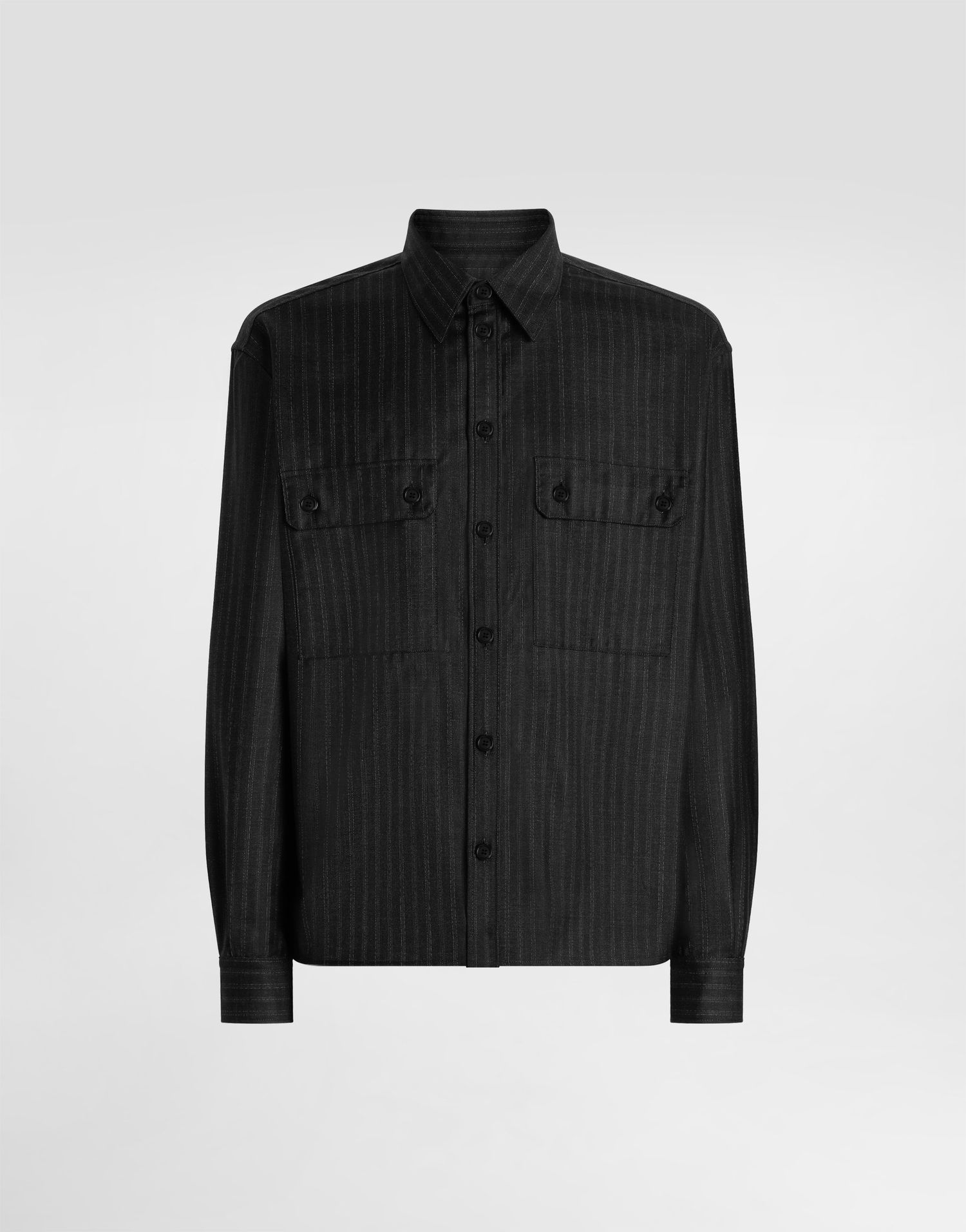 Košeľa Dolce & Gabbana Tailored Pinstripe Shirt Collection Čierna | G5OG7TFR2ZXS8051, 0