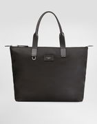 Dolce & Gabbana Nylon and Calfskin Shopping Tote