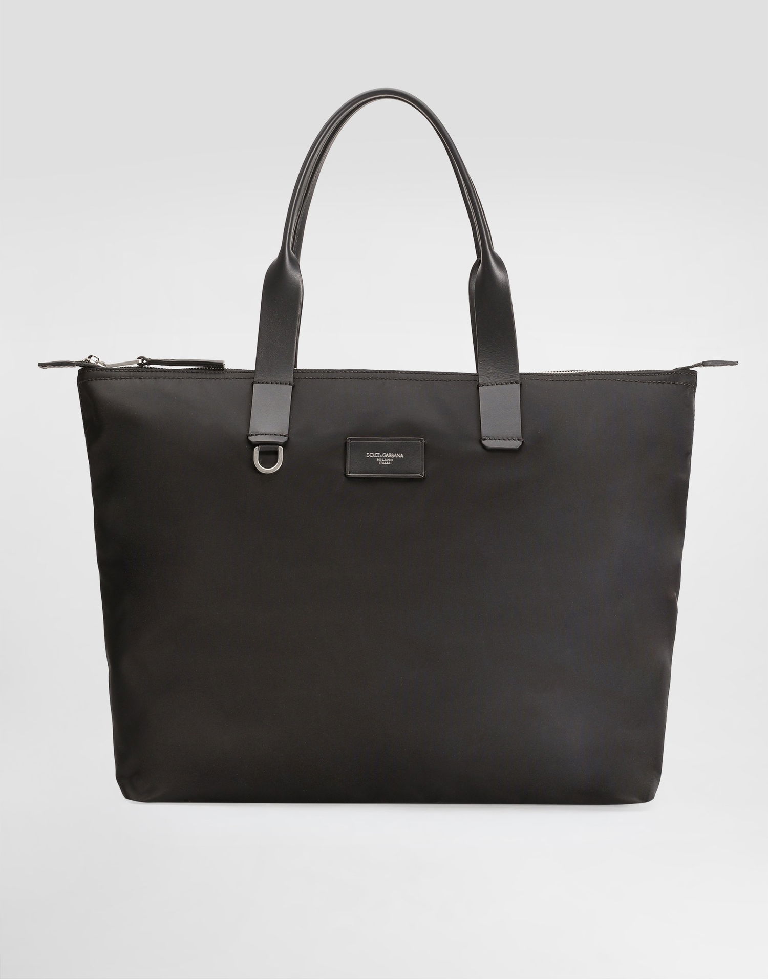 Tote bag Dolce & Gabbana Dolce & Gabbana Nylon and Calfskin Shopping Tote Čierna | BM2375AN4218B956, 0