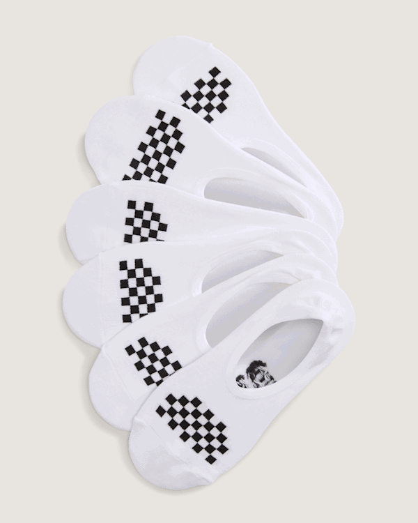 Ponožky Vans Classic Canoodle No-Show Socks (6 Pairs) Biela | VN000QCAYB2
