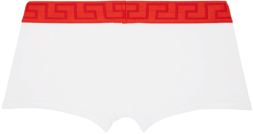Boxerky Versace Greca Border Boxers Biela | AU10026_1A10011, 1