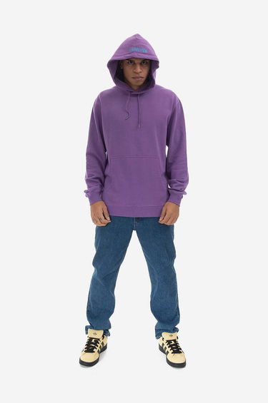 Mikina Maharishi Embroidered Hoody Organic Cotton Sweat 4098 Hoodie Fialová | 4098.PURPLE, 1