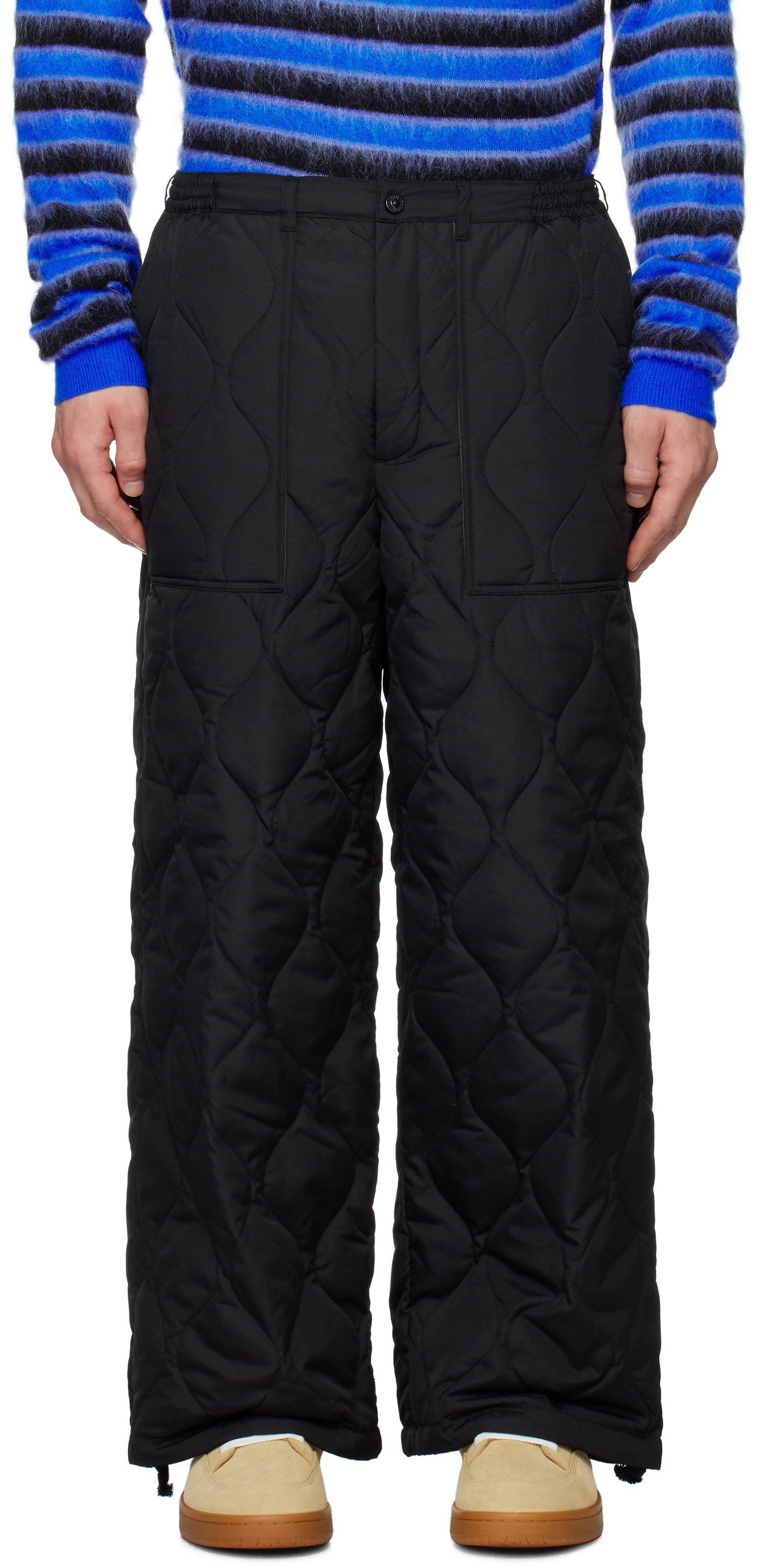 Cargo nohavice TAION Military Down Trousers Čierna | TAION-139WDML-1, 0