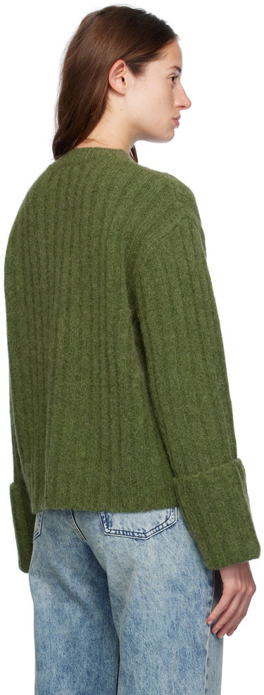Sveter rag & bone Rag & Bone Stassi Crewneck Sweater Zelené | WAS24F066ON66, 2
