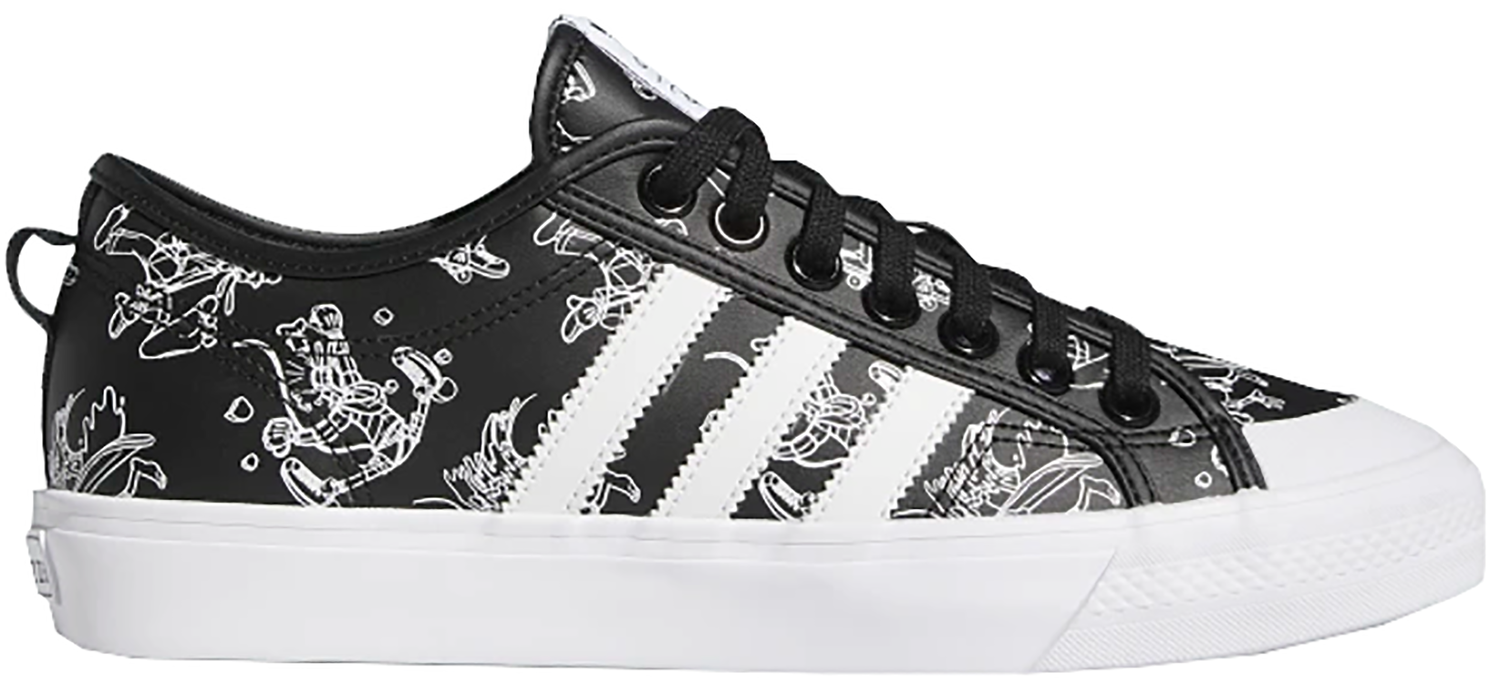 Tenisky a topánky adidas Originals Nizza Disney Sport Goofy Black Čierna | FW9590, 0