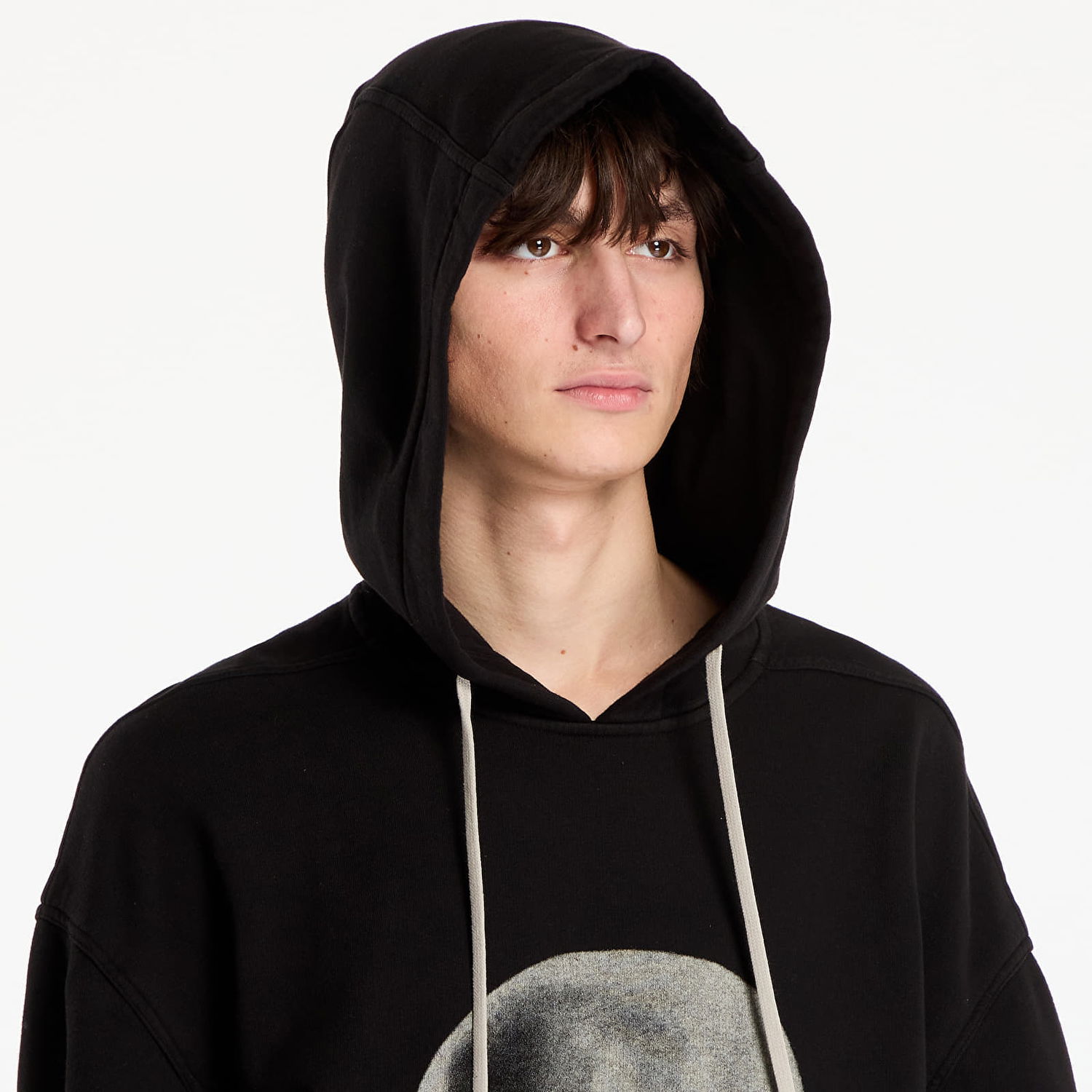 Mikina Rick Owens Rick Owens DRKSHDW Peter Graphic Hoodie Čierna | DU02E7280 FEP1P 0908, 1