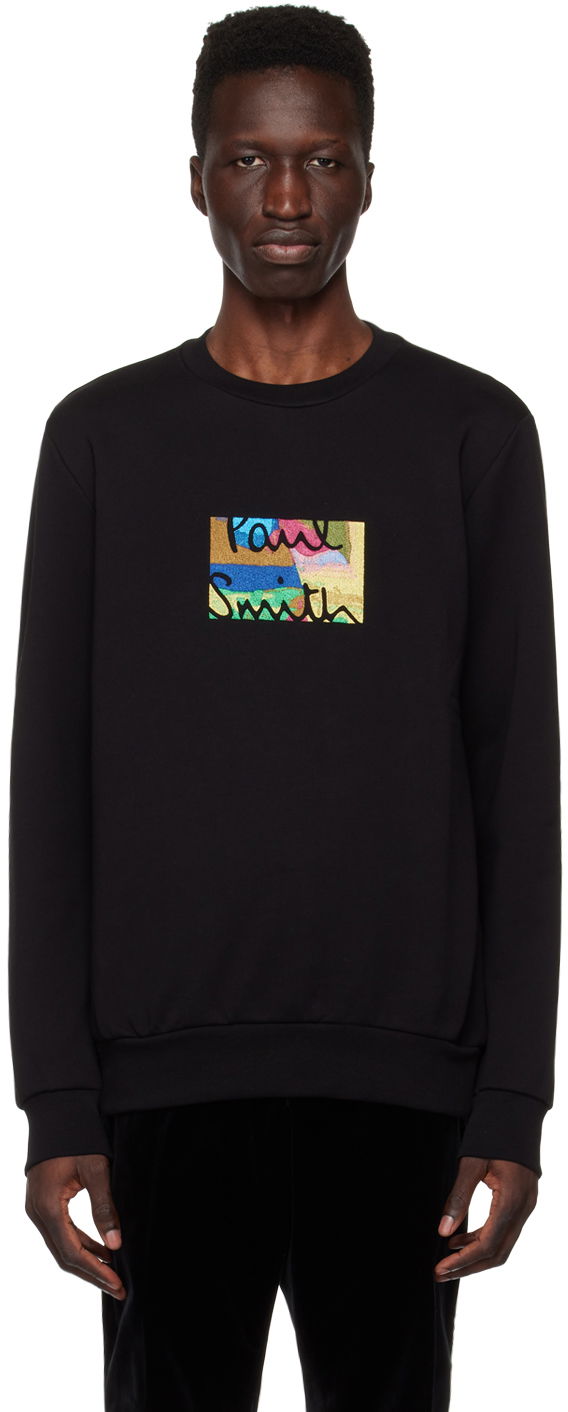 Mikina Paul Smith Paul Smith Embroidered Sweatshirt Čierna | M1R-302SE-KP3668-79, 0