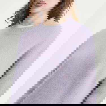 Sveter Samsoe Samsoe Sajeanne Hairy Knit Sweater Fialová | F25300007-163810TCX, 5