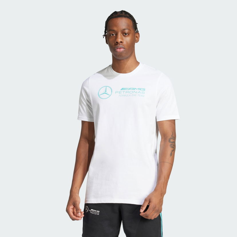 Tričko adidas Performance Mercedes - AMG Petronas Formula One Team DNA Graphic T-Shirt Biela | JV5456