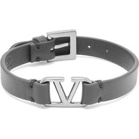Náramok Valentino Men's Signature Bracelet Nero Šedá | 4Y2J0M67TCZ-0NO, 1