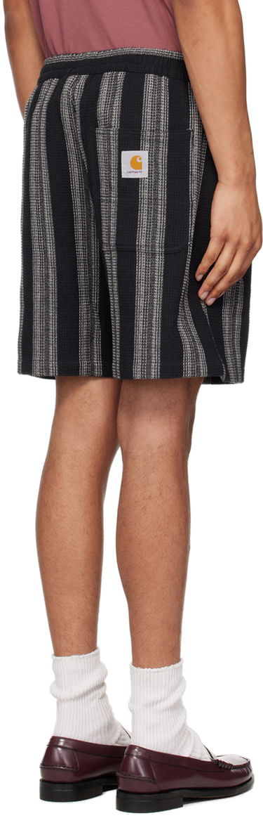 Šortky Carhartt WIP Striped Relaxed Fit Shorts Čierna | I033692, 2