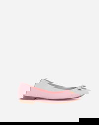 Patent Leather Ballet Flats With Metal Dg Logo