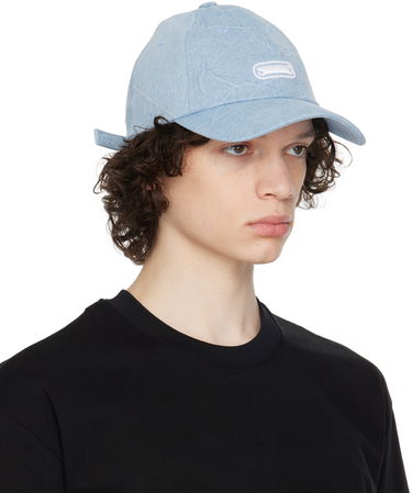 Šiltovka Solid Homme Solid Homme Embroidered Cap Modrá | S231AC01, 1