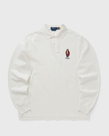 Polo tričko Polo by Ralph Lauren Long Sleeve Polo Shirt Biela | 710951641001, 0