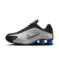 Shox R4 "Metallic Silver & Blue"