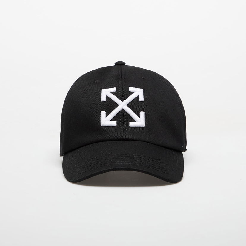 Šiltovka Off-White Off-White Arrow Drill Baseball Cap Čierna | OMLA04AC99FAB0021001