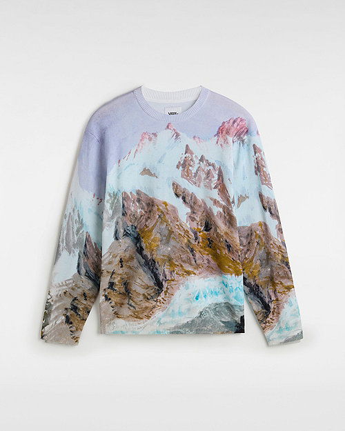 Sveter Vans Premium Printed Knit Sweater Biela | VN000HMFWHT, 0