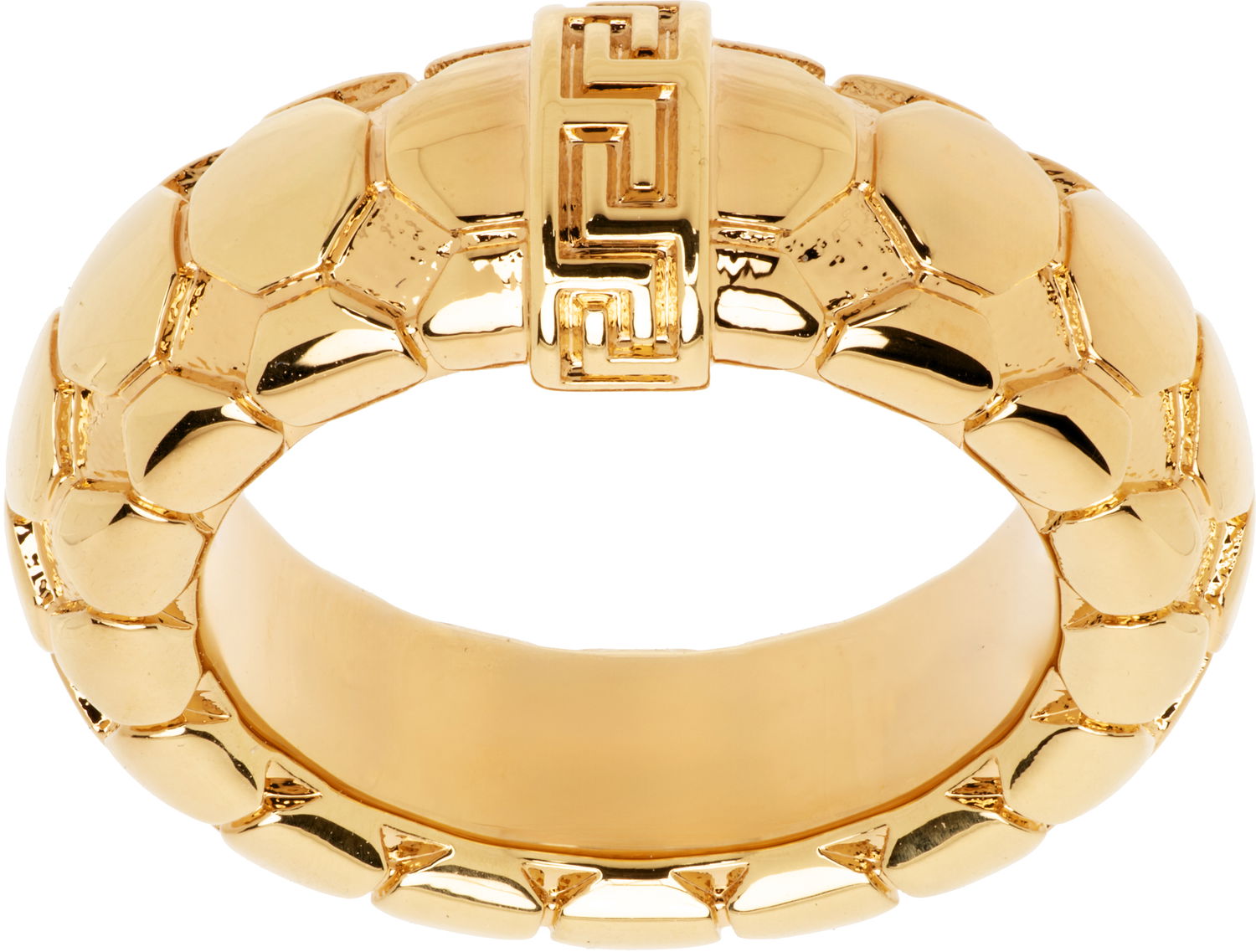 Prsteň Versace Versace Greca Snake Gold Ring Žltá | 1020545_1A00620, 0